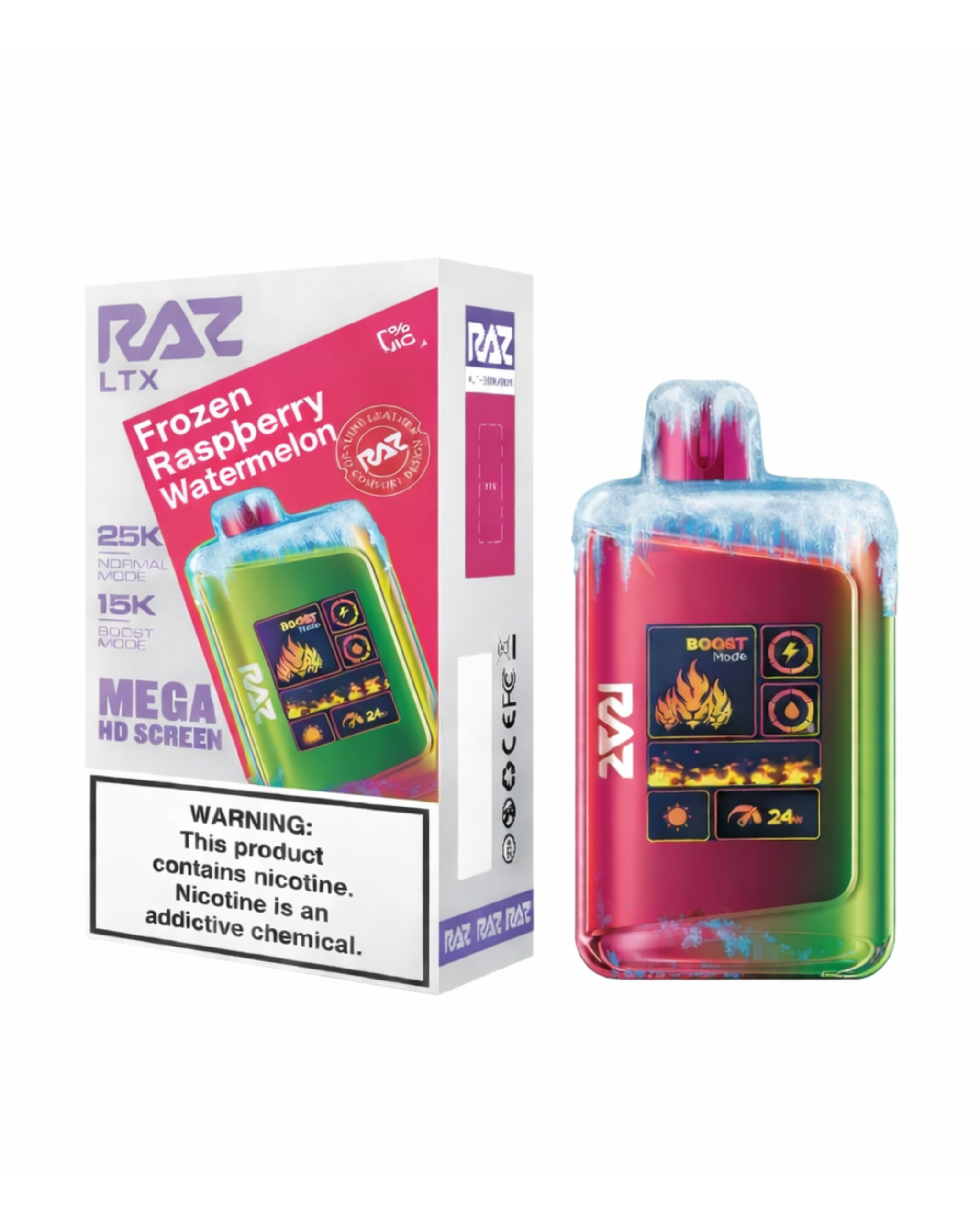 18 RAZ LTX 25K Frozen Raspberry Watermelon - Image 1